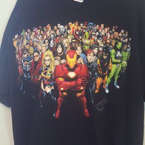 Vintage & Rare Marvel Characters T-shirt Sz. XL Good Condition !!!